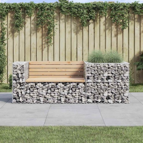 Gartenbank gabione sitzbank - gartenbank,