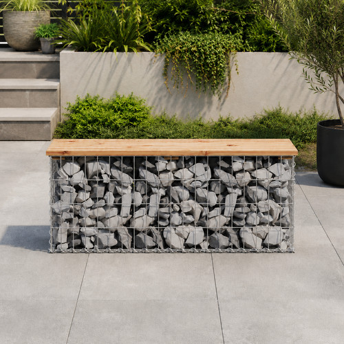 Gartenbank gabionen sitzbank - gabionen,