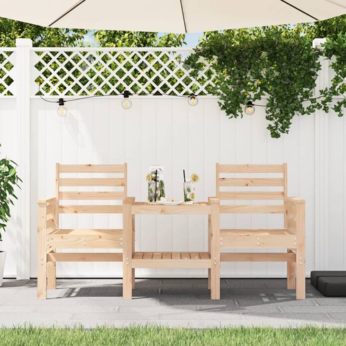 Vidaxlgartenbank mit tisch - vidaxlgartenbank,