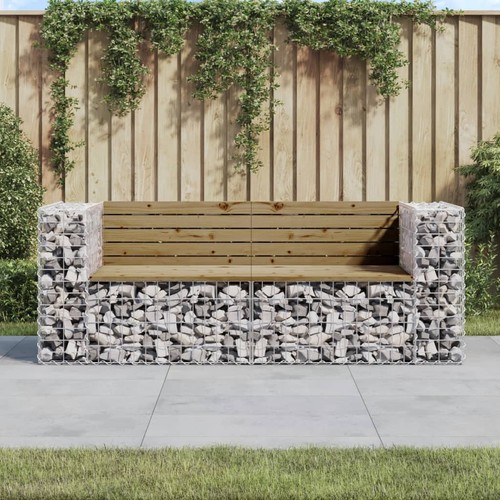 Gartenbank gabionen sitzbank - gabionen,
