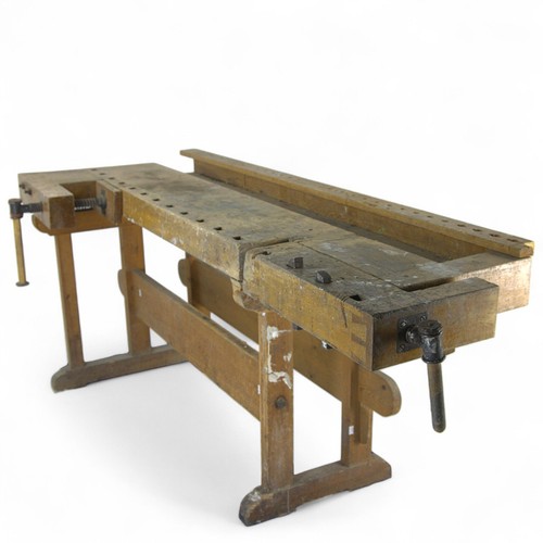 Hobelbank kiefer antik lang - hobelbank,