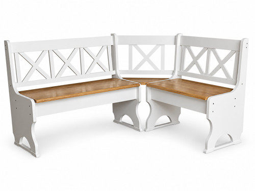 Eckbank kiefer massivholz - kiefer,