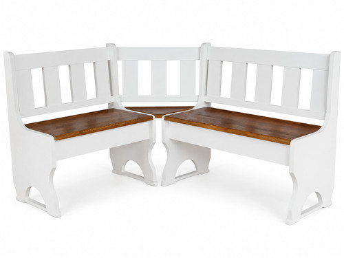 Eckbank kiefer massivholz - kiefer,