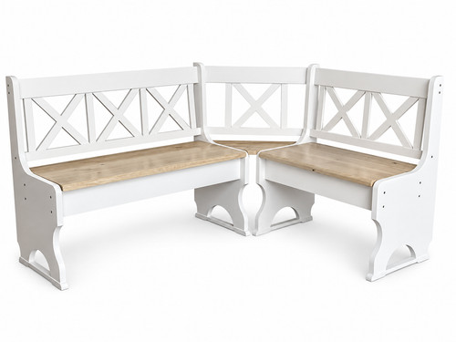 Eckbank kiefer massivholz - kiefer,