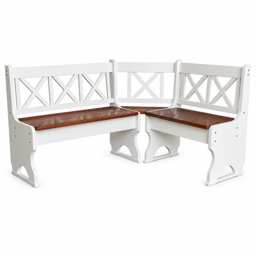 Eckbank kiefer massivholz - eckbank,