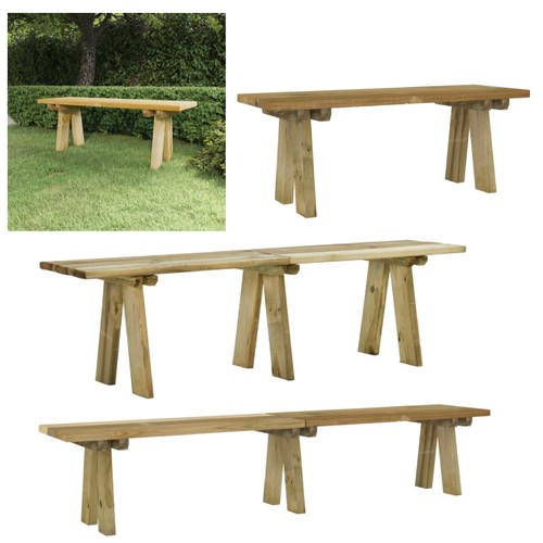 Gartenbank massivholz kiefer - ,