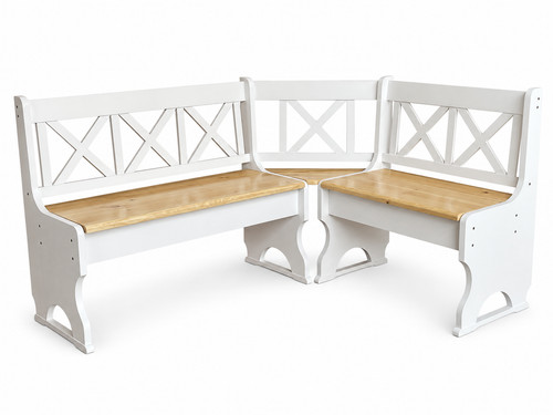 Eckbank kiefer massivholz - eckbank,