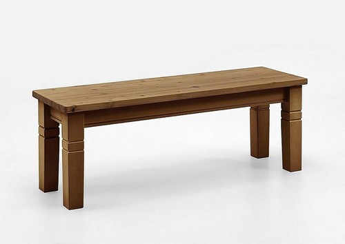 Massivholz sitzbank 130cm - massivholz,